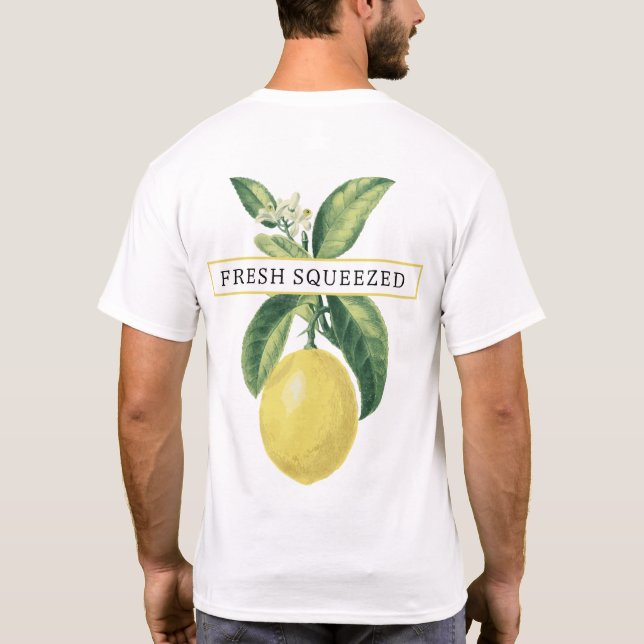 Lemonade Crew Personalized Lemonade Stand T-Shirt (Back)