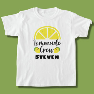 Lemonade Crew Personalized Lemonade Stand T-Shirt