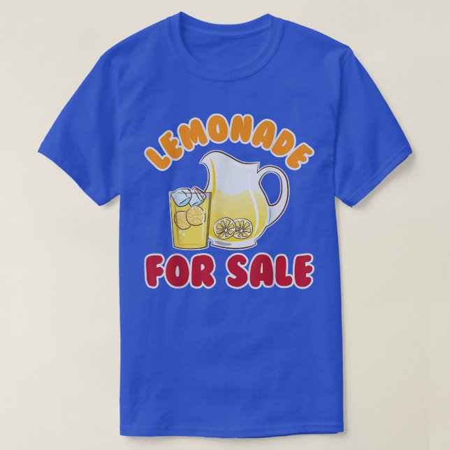 Lemonade For Sale Juice Stand Lemonade Lover T-Shi T-Shirt (Design Front)
