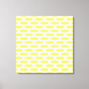 Lemonade Modern Oval at Emporiomoffa Canvas Print