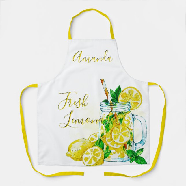 Lemonade  personalized apron (Front)