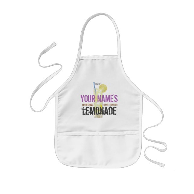 Lemonade Personalized Kids Apron (Front)