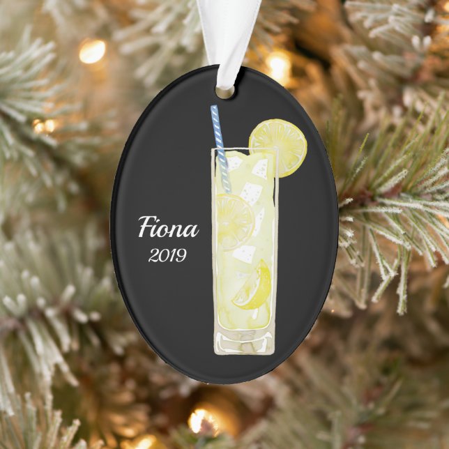 Lemonade Personalized Ornament (Tree)