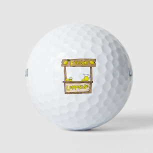 lemonade sign golf balls