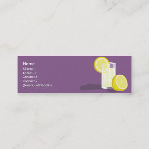 Lemonade - Skinny Mini Business Card