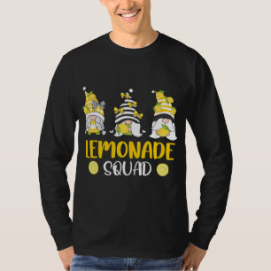 Lemonade Squad Summer Funny Gnomes Lemon Fruit Lov T-Shirt