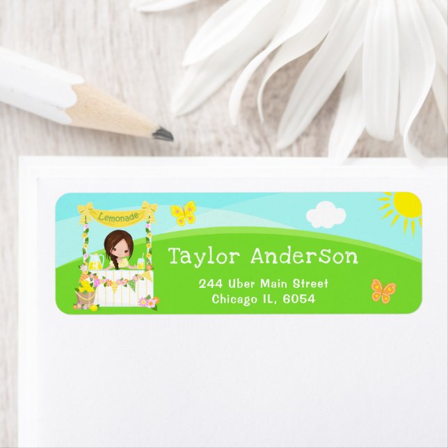 Lemonade Stand Anniversaire Brown coiffeuse (En situation)