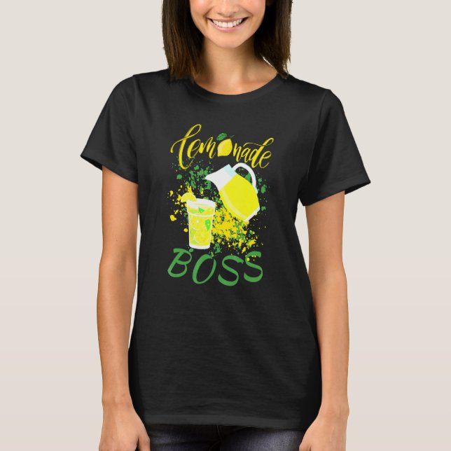 Lemonade Stand Boss Joke  Lemon Crush Juice  2 T-Shirt (Front)