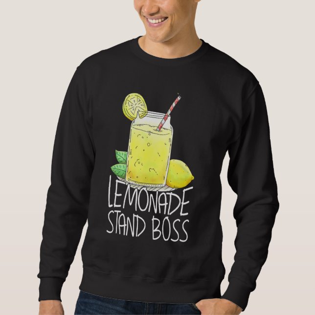 Lemonade Stand Boss Lemon Juice Sweatshirt (Front)