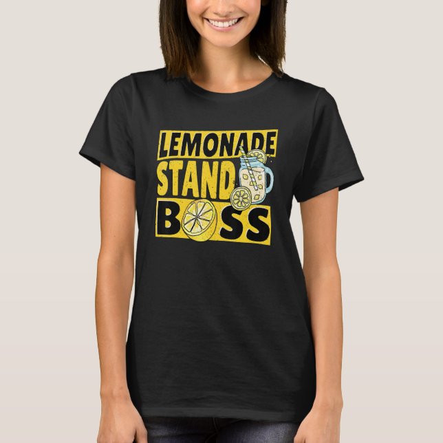 Lemonade Stand Boss Surprise For Lemon Juice Selle T-Shirt (Front)