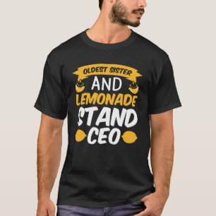Lemonade Stand Business Boss Sell Lemon Juice Crew T-Shirt