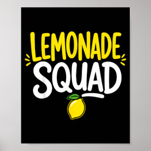 Lemonade Stand Crew Lemonade Squad Poster