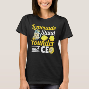 Lemonade Stand Founder And Ceo For Lemon Juice Sel T-Shirt