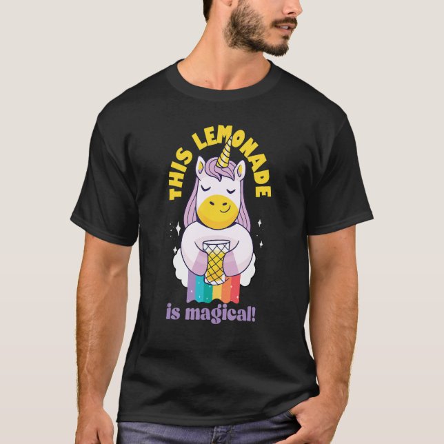 Lemonade Stand Is Magical For Entrepreneur Kids  U T-Shirt (Front)