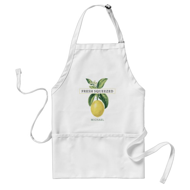 Lemonade Stand Lemon Crew Vintage Standard Apron (Front)