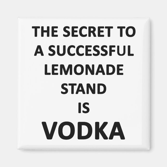 Lemonade Stand Magnet (Front)