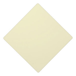 Lemonade Yellow Solid Colour Classic Elegant Graduation Cap Topper