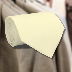 Lemonade Yellow Solid Colour Classic Elegant Tie
