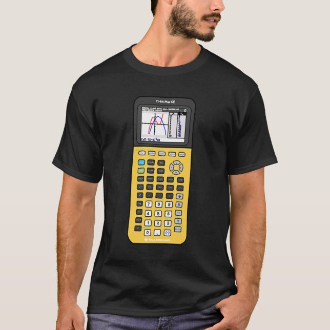 Lemonade Yellow TI 84 Graphing Calculator Classic  T-Shirt (Front)