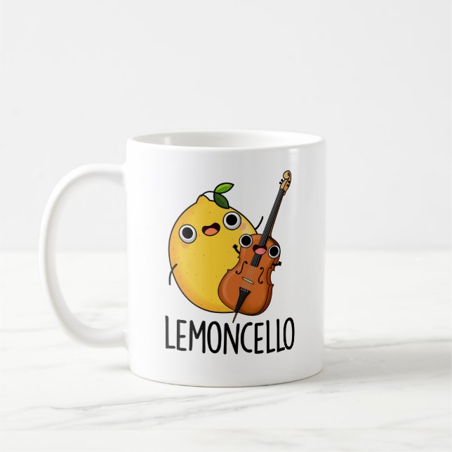 Lemoncello Funny Drink Pun  Coffee Mug (Left)