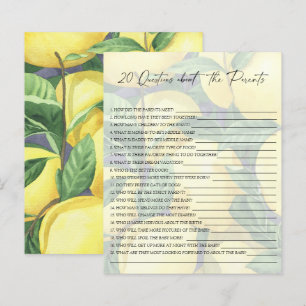 Lemons - 20 questions about the Parents
