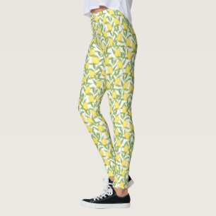 Lemons All-Over Print Leggings