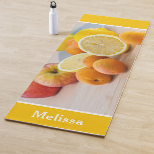Lemons And Apricots Food Photography Still Life Yoga Mat