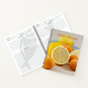 Lemons And Apricots Fruit Food Photography Recipes Notebook
