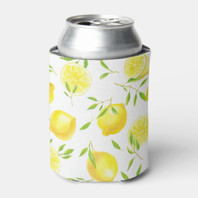 Lemons and leaves can cooler (Can Front)