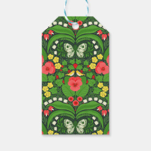 Lemons and leaves gift tags