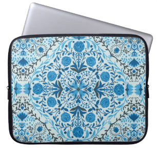 Lemons and leaves laptop sleeve