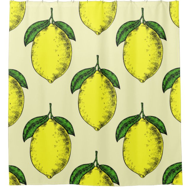 Lemons and leaves: summer pattern. (Front)