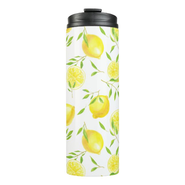 Lemons and leaves thermal tumbler (Front)