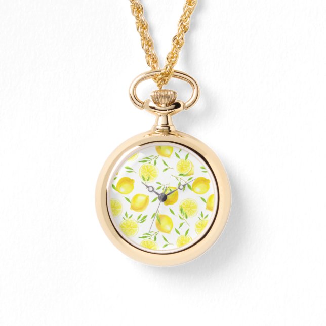 Lemons and leaves watch (Front)