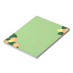 Lemons and oranges notepad