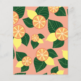 Lemons and oranges Scrapbook Paper
