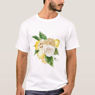 Lemons and roses bouquet T-Shirt