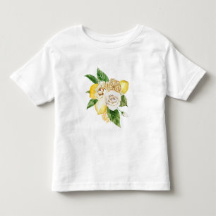 Lemons and roses bouquet toddler t-shirt