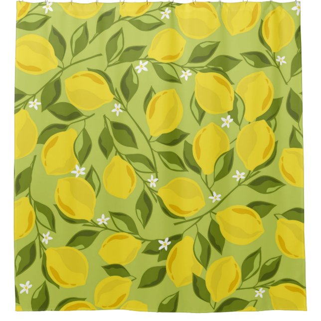 Lemons background. Hand drawn overlapping backdrop (Front)
