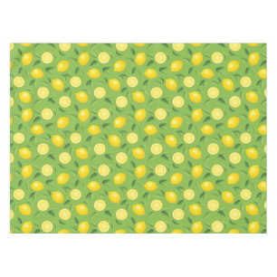 Lemons Background Pattern Tablecloth