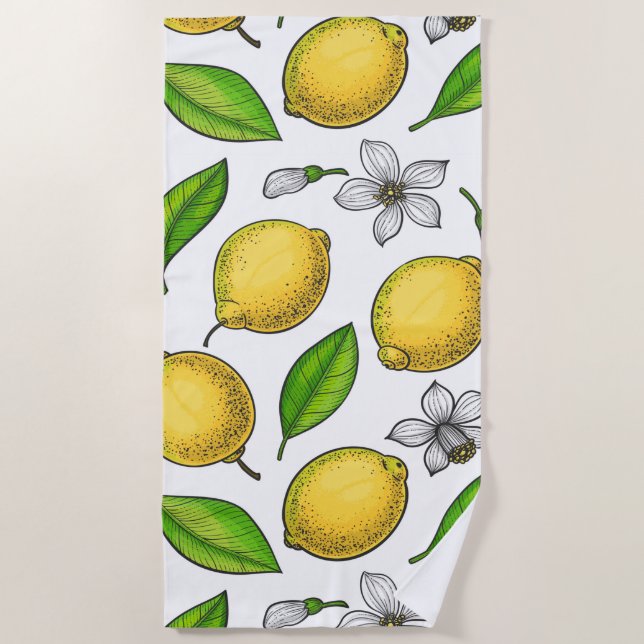 Lemons Beach Towel (Front)