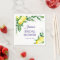 Lemons Blossom Greenery Bridal Shower Paper