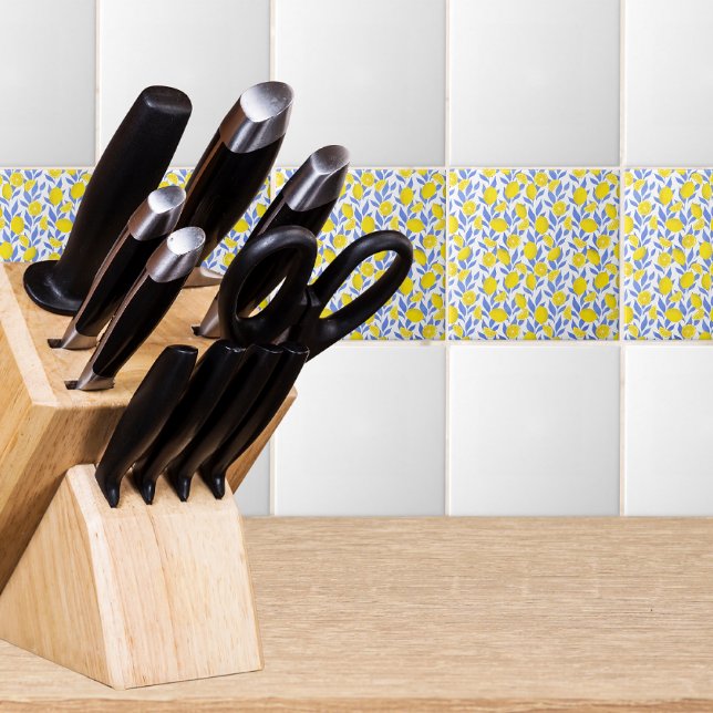 Lemons Blue Mediterranean Tile (Creator Uploaded)