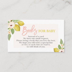 Lemons Bring a book Card
