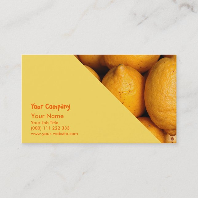Lemons Business Card (Front)