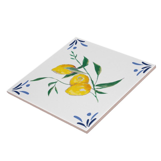 Lemons,citrus,mediterranean  tile (Side)