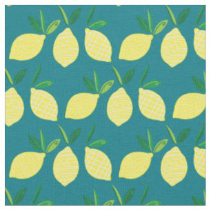 Lemons Cute Summer Fruit Fabric