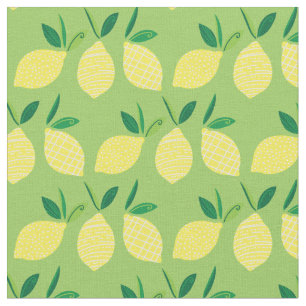 Lemons Cute Summer Fruit Fabric