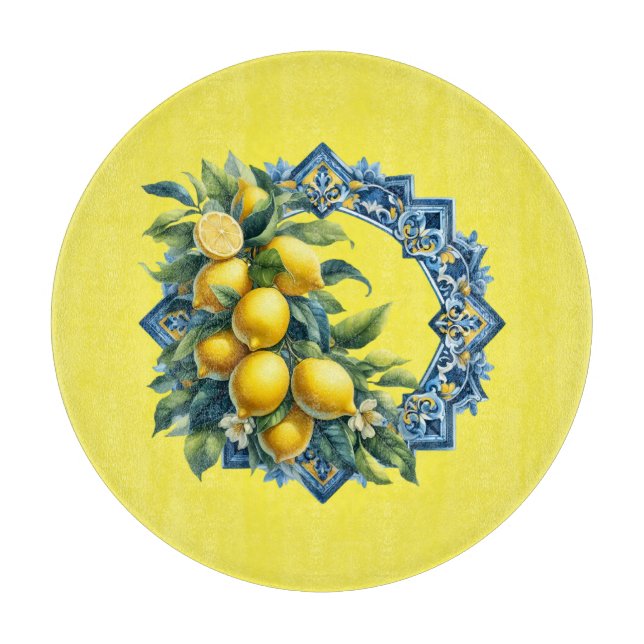 Lemons Cutting Board (Front)