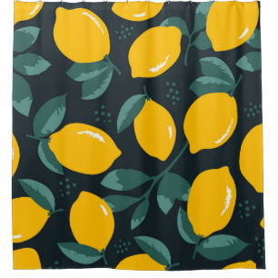 Lemons Flowers, Vintage Summer Texture.